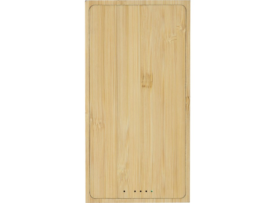 Power bank solare in bambù Elz FullGadgets.com