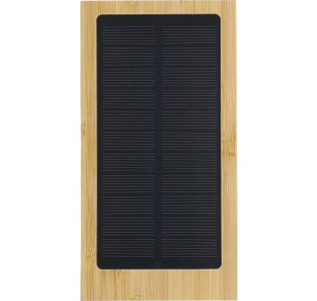 Power bank solare in bambù Elz FullGadgets.com