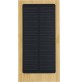 Power bank solare in bambù Elz FullGadgets.com