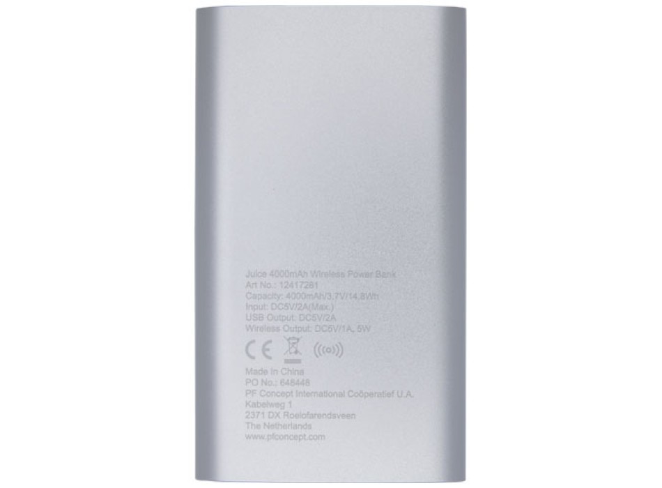 Power bank wireless da 4.000 mAh Juice  FullGadgets.com