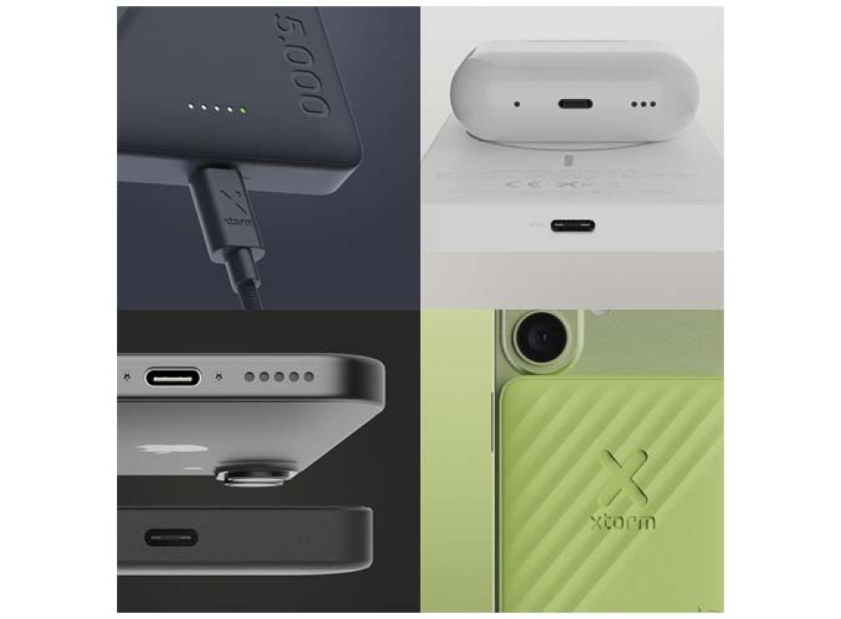 Power bank wireless da 5000 mAh 15 W Xtorm Go2 FullGadgets.com
