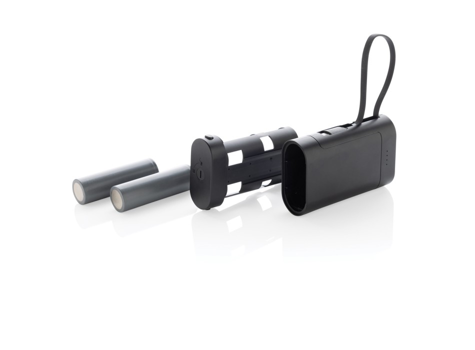 Powerbank 10000 mAH CycleCell con batteria rimovibile FullGadgets.com