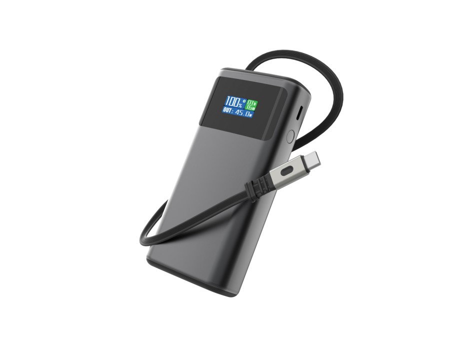 Powerbank 10000 mAh Quantum PD 45W RCS con schermo FullGadgets.com