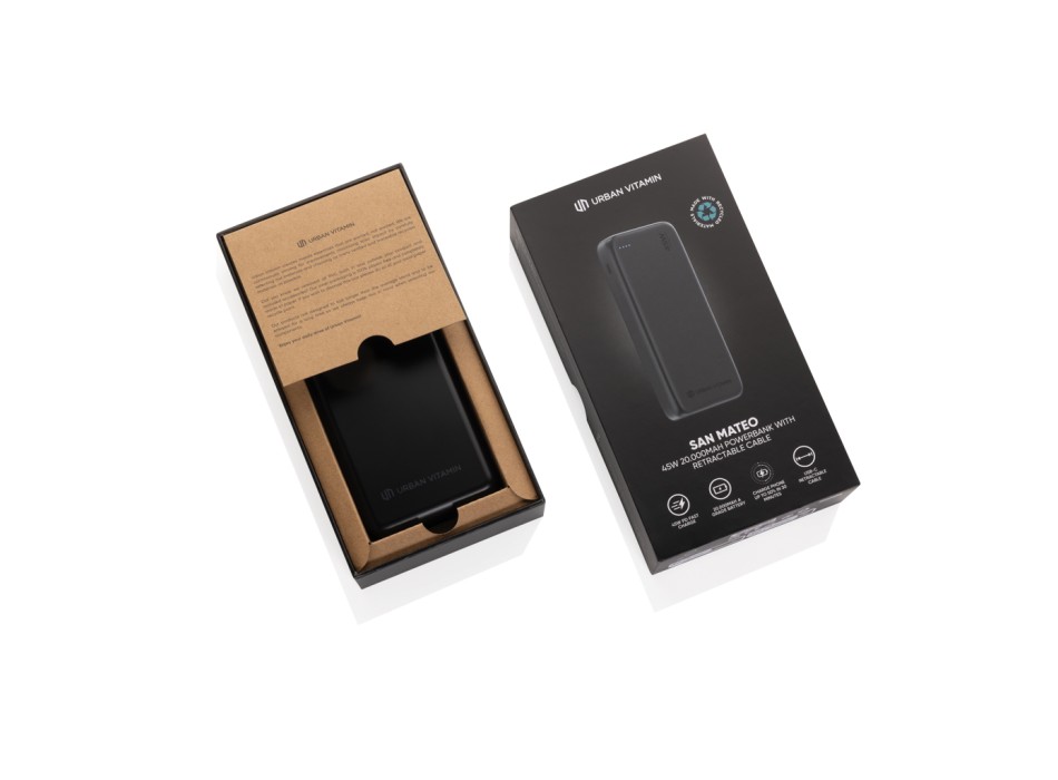 Powerbank 20.000mah 45W Urban Vitamin San Mateo FullGadgets.com