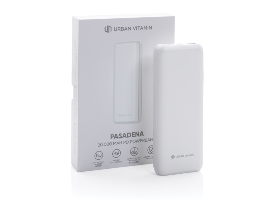 Powerbank 20.000mAh con PD Urban Vitamin Pasadena FullGadgets.com