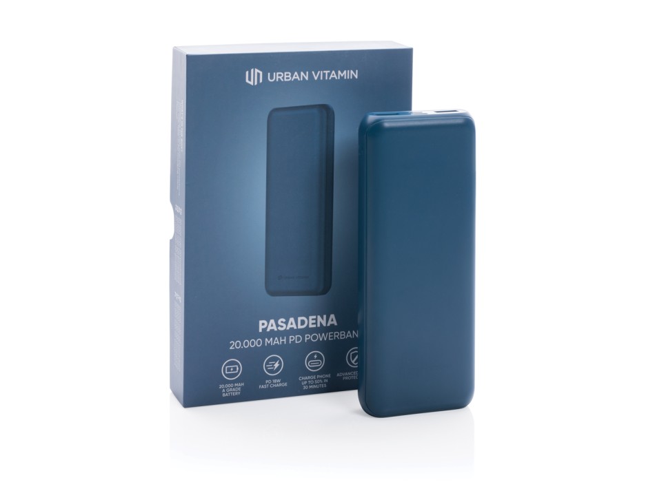 Powerbank 20.000mAh con PD Urban Vitamin Pasadena FullGadgets.com