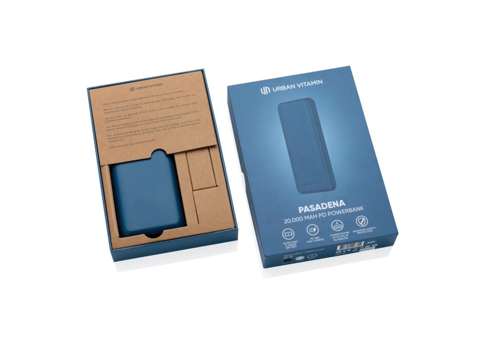 Powerbank 20.000mAh con PD Urban Vitamin Pasadena FullGadgets.com