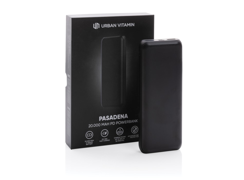 Powerbank 20.000mAh con PD Urban Vitamin Pasadena FullGadgets.com