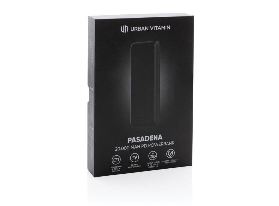 Powerbank 20.000mAh con PD Urban Vitamin Pasadena FullGadgets.com