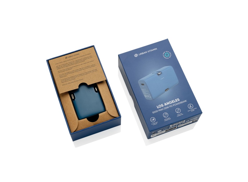 Powerbank 20W PD Urban Vitamin Los Angeles in rPlastica RCS FullGadgets.com