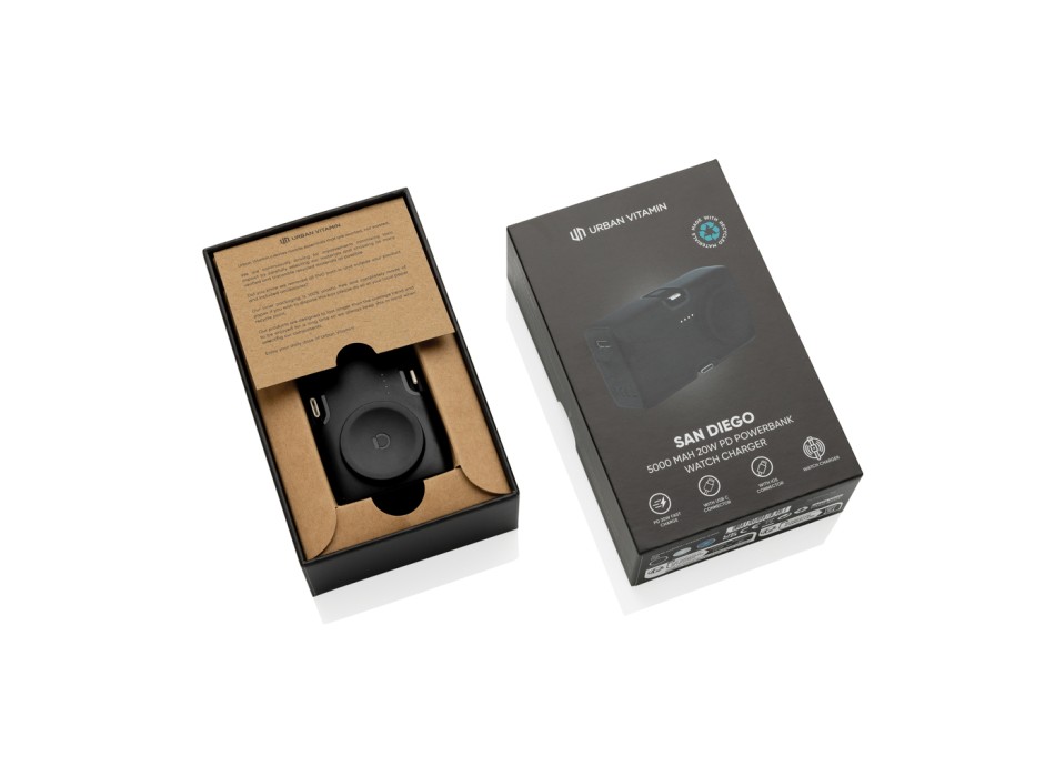 Powerbank 20W PD Urban Vitamin San Diego in rPlastica RCS FullGadgets.com