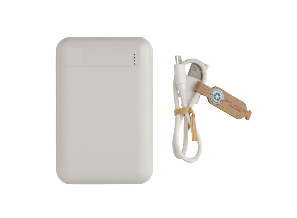 Powerbank da 10.000 mAh in plastica riciclata RCS FullGadgets.com