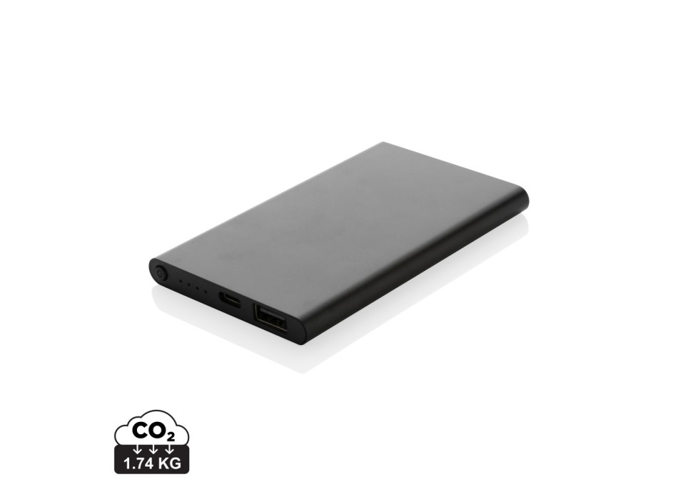Powerbank da 4000 mAh in pla/alu riciclati RCS con Type-C FullGadgets.com