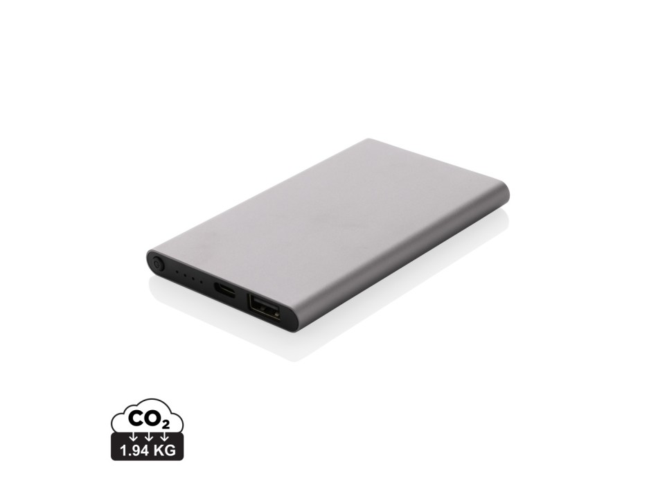 Powerbank da 4000 mAh in pla/alu riciclati RCS con Type-C FullGadgets.com