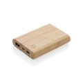Powerbank Da 5.000 Mah In Bambù Certificato Fsc Personalizzabile