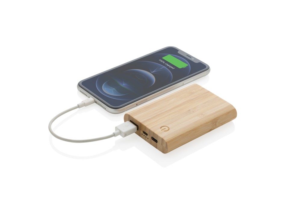 Powerbank da 5.000 mAh in bambù FullGadgets.com