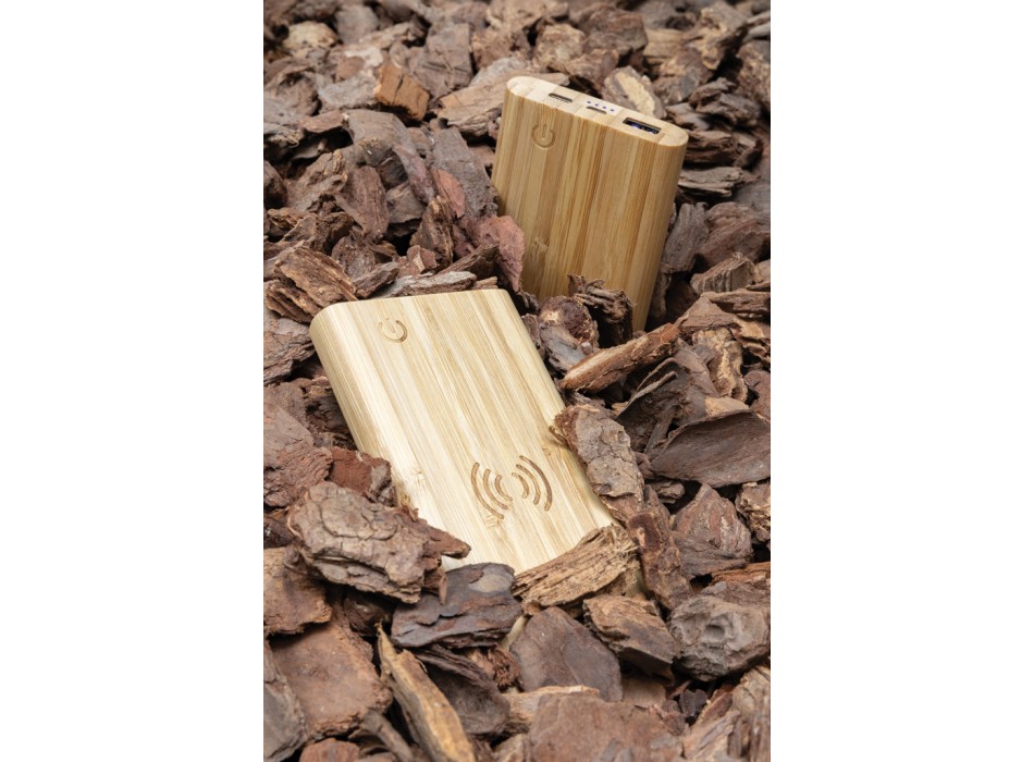 Powerbank da 5.000 mAh in bambù FullGadgets.com