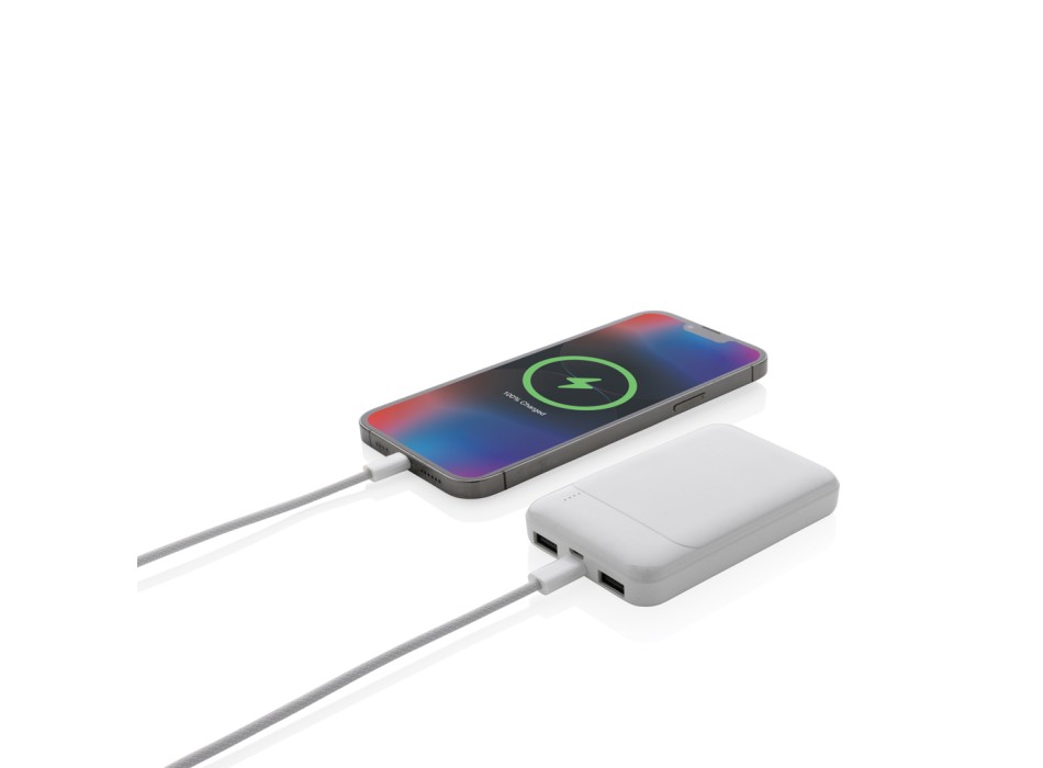 Powerbank da 5.000 mAh in plastica riciclata RCS FullGadgets.com