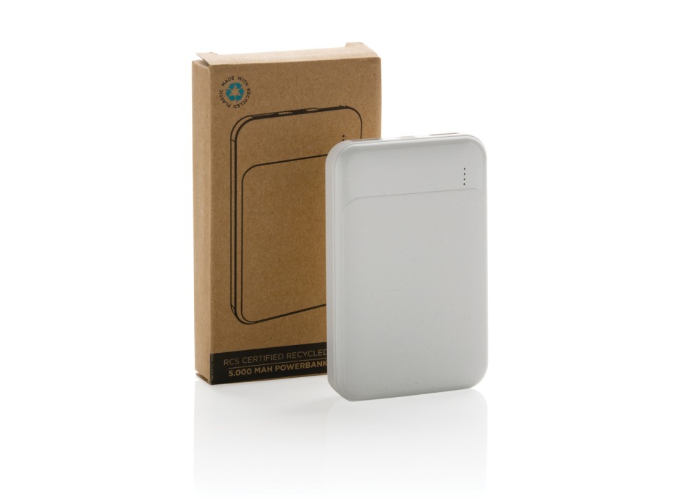 Powerbank da 5.000 mAh in plastica riciclata RCS FullGadgets.com