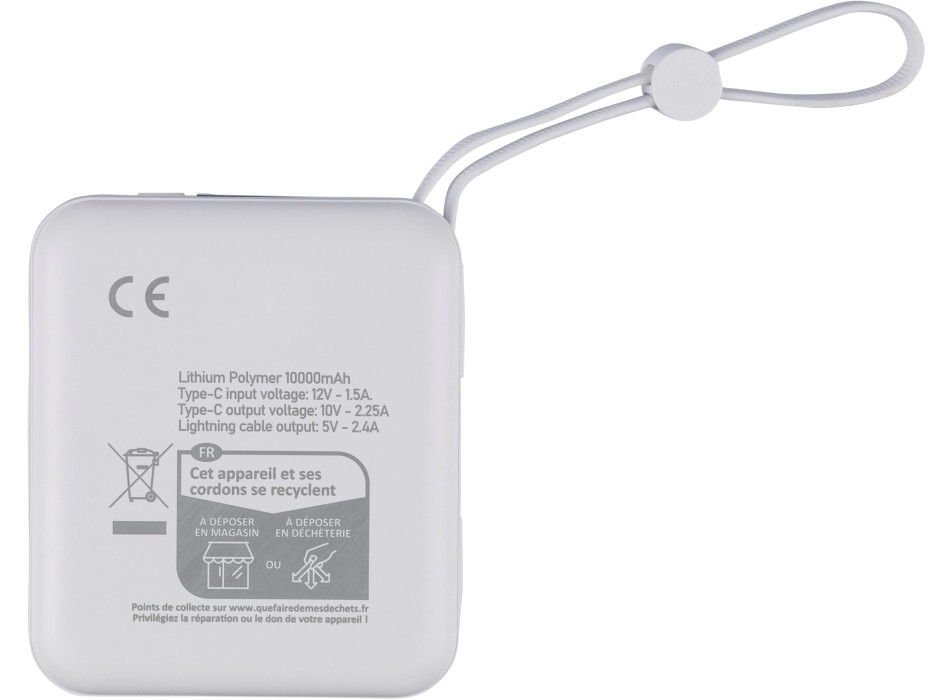 Powerbank in ABS riciclato Jona FullGadgets.com