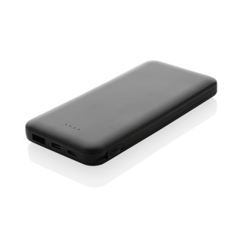 Powerbank Lockhart RCS in plastica riciclata 10.000 con cavi FullGadgets.com