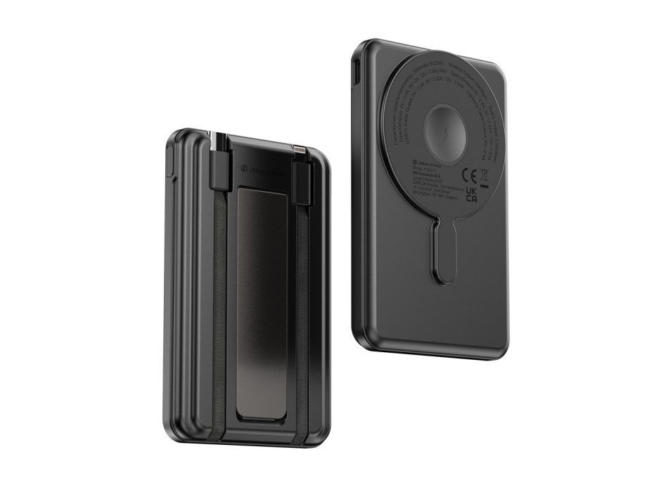 Powerbank magnetica 5in1 Urban Vitamin Redwood 5000mAh 20W FullGadgets.com