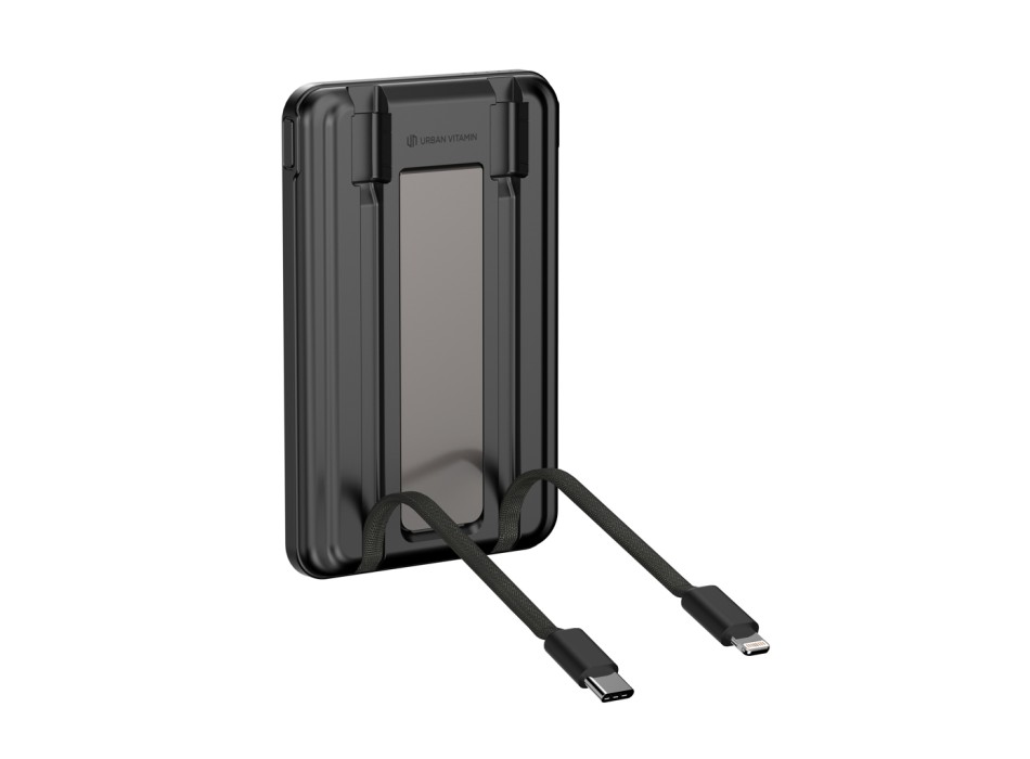 Powerbank magnetica 5in1 Urban Vitamin Redwood 5000mAh 20W FullGadgets.com