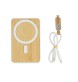 Powerbank magnetica da 5.000 mah 5W Zen in bambù e rPlastica FullGadgets.com