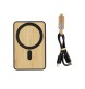 Powerbank magnetica da 5.000 mah 5W Zen in bambù e rPlastica FullGadgets.com