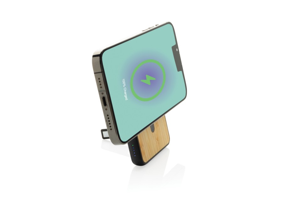 Powerbank magnetica da 5.000 mah 5W Zen in bambù e rPlastica FullGadgets.com