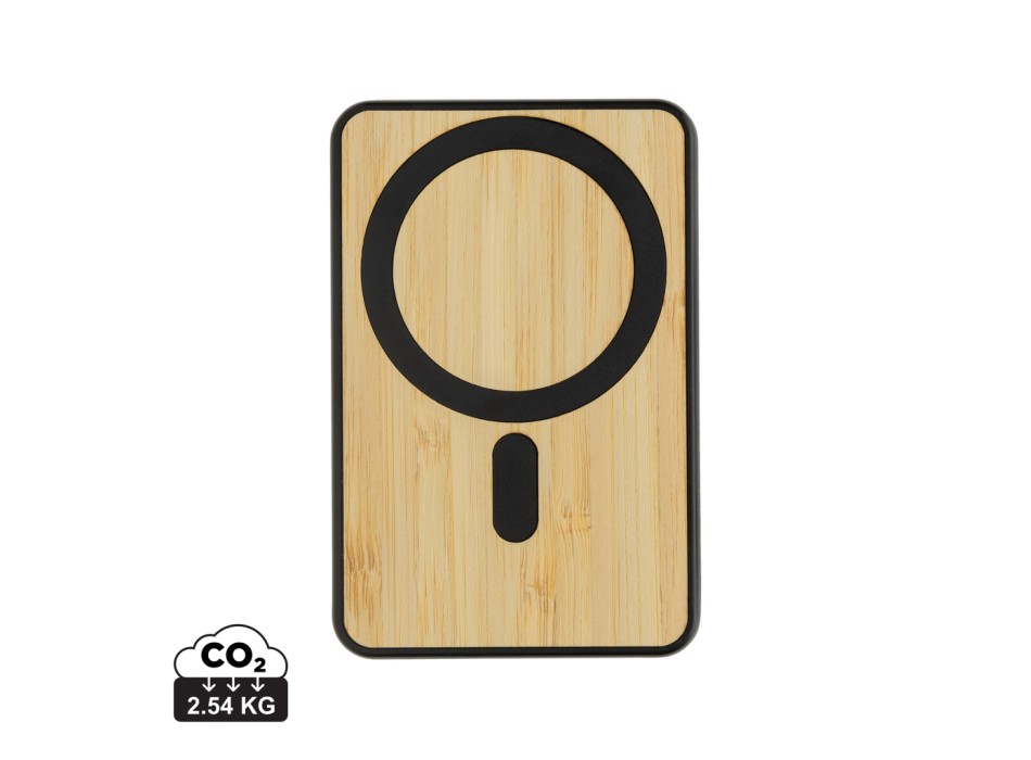 Powerbank magnetica da 5.000 mah 5W Zen in bambù e rPlastica FullGadgets.com