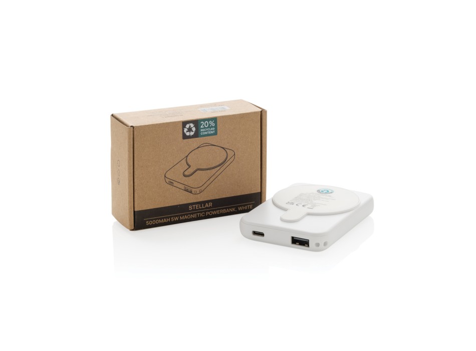 Powerbank magnetica Stellar 5000 mah 5W in rABS RCS FullGadgets.com