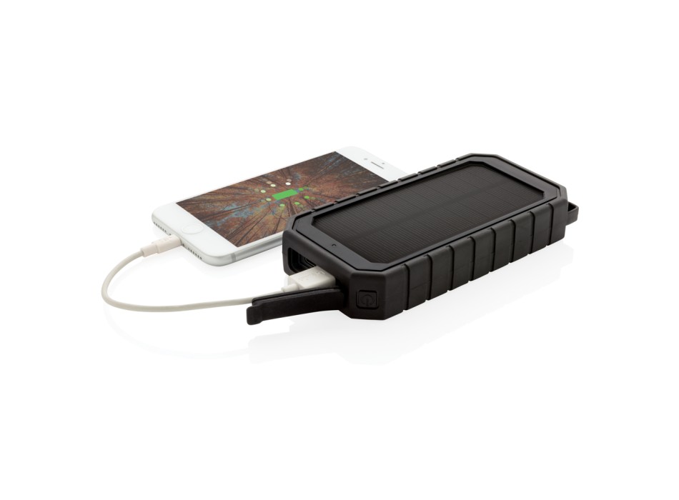 Powerbank solare 10.000 mAh 10W in plastica RCS FullGadgets.com