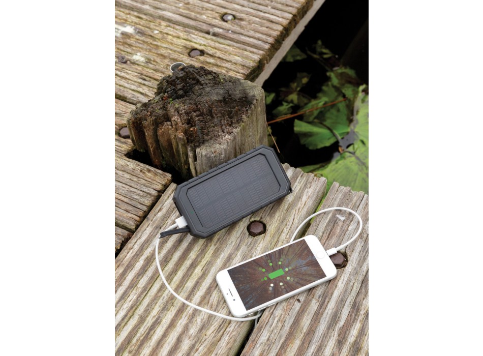 Powerbank solare 10.000 mAh 10W in plastica RCS FullGadgets.com