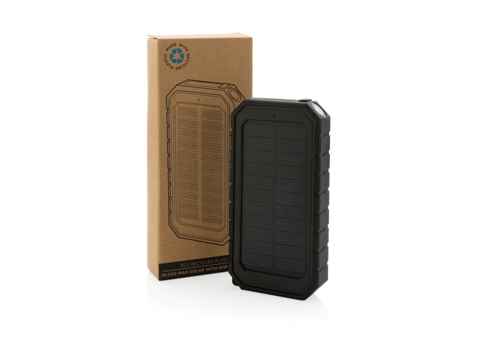 Powerbank solare 10.000 mAh 10W in plastica RCS FullGadgets.com