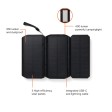 Powerbank solare 10.000mAh Nordic Drift Titan con 3 pannelli FullGadgets.com