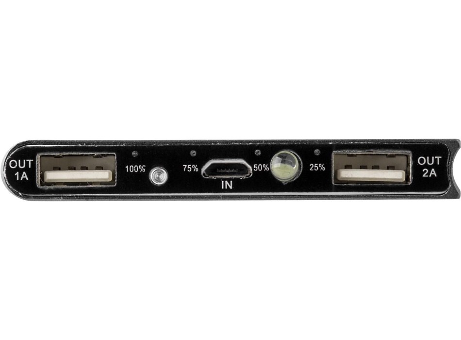 Powerbank solare in ABS e alluminio, capacità 8.000 mAh Adriana FullGadgets.com