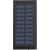 Powerbank solare in ABS e alluminio, capacità 8.000 mAh Adriana