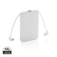 Powerbank tascabile 5.000 mAh con cavi integrati FullGadgets.com