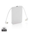 Powerbank tascabile 5.000 mAh con cavi integrati FullGadgets.com