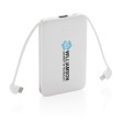 Powerbank tascabile 5.000 mAh con cavi integrati FullGadgets.com
