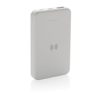 Powerbank wireless 5W da 5.000 mAh in plastica riciclata RCS FullGadgets.com