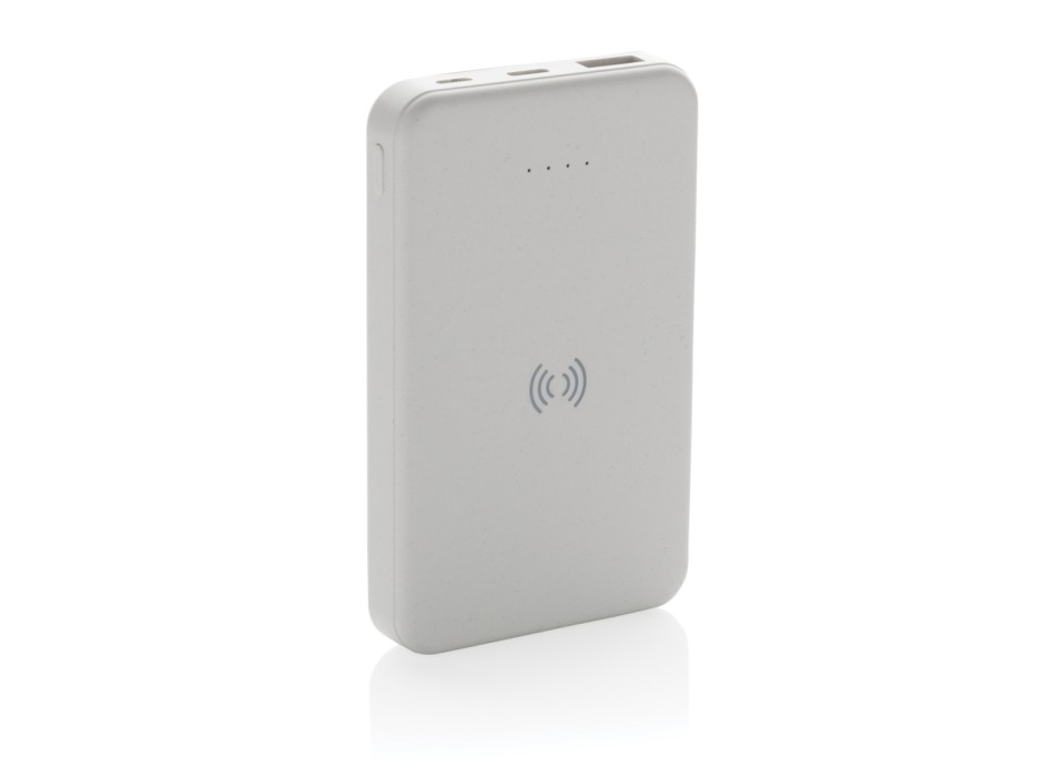 Powerbank wireless 5W da 5.000 mAh in plastica riciclata RCS FullGadgets.com