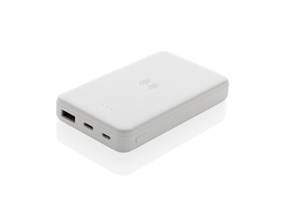 Powerbank wireless 5W da 5.000 mAh in plastica riciclata RCS FullGadgets.com