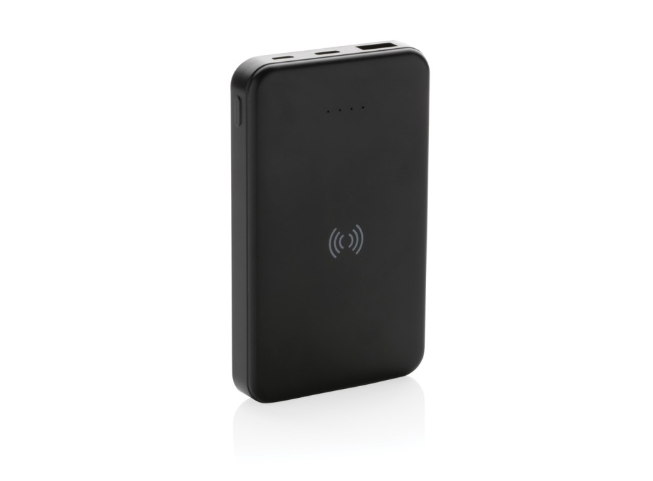 Powerbank wireless 5W da 5.000 mAh in plastica riciclata RCS FullGadgets.com