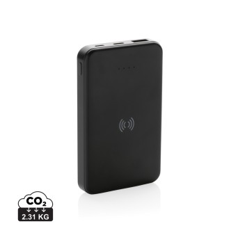 Powerbank wireless 5W da 5.000 mAh in plastica riciclata RCS FullGadgets.com