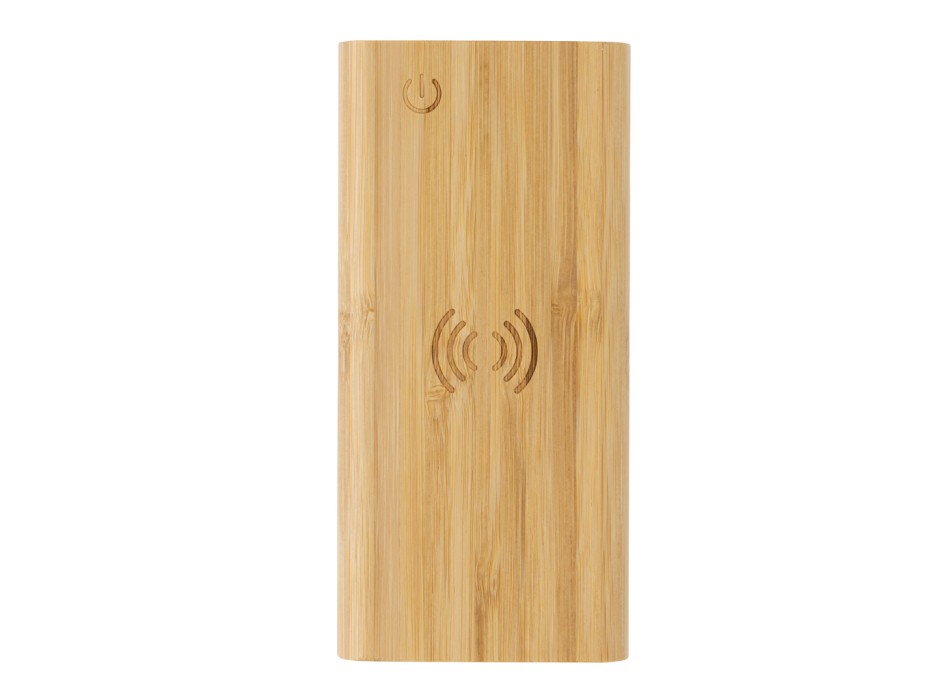 Powerbank wireless 8000 mAh 5W in bambù FullGadgets.com