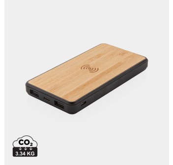 Powerbank wireless da 8.000 mAh in plastica riciclata RCS FullGadgets.com