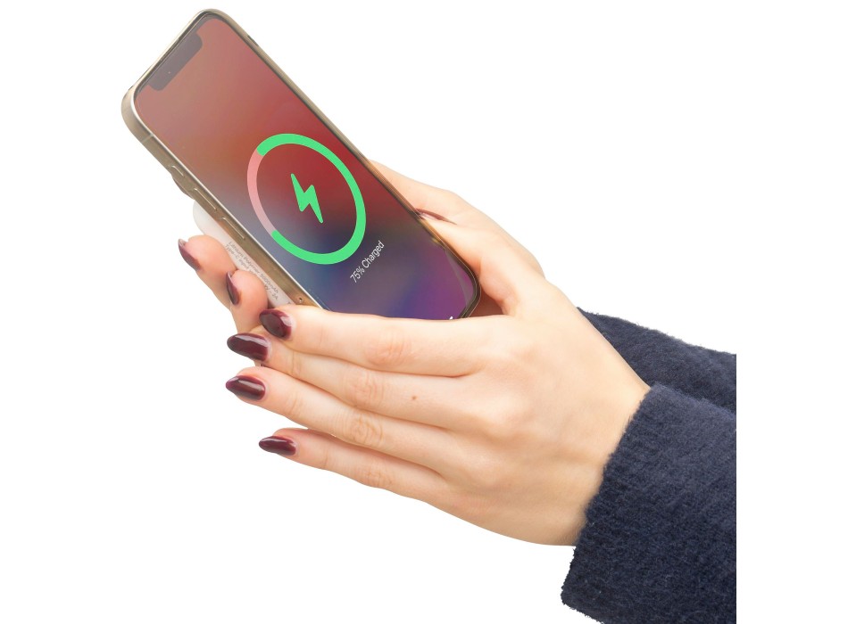 Powerbank wireless in ABS riciclato Miren FullGadgets.com