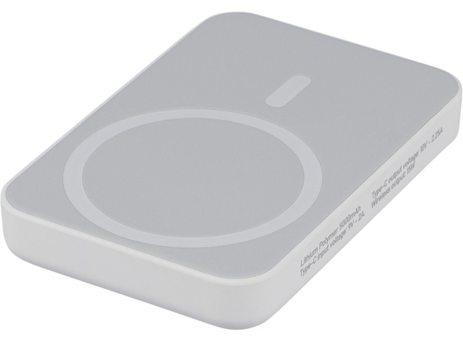 Powerbank wireless in ABS riciclato Miren FullGadgets.com